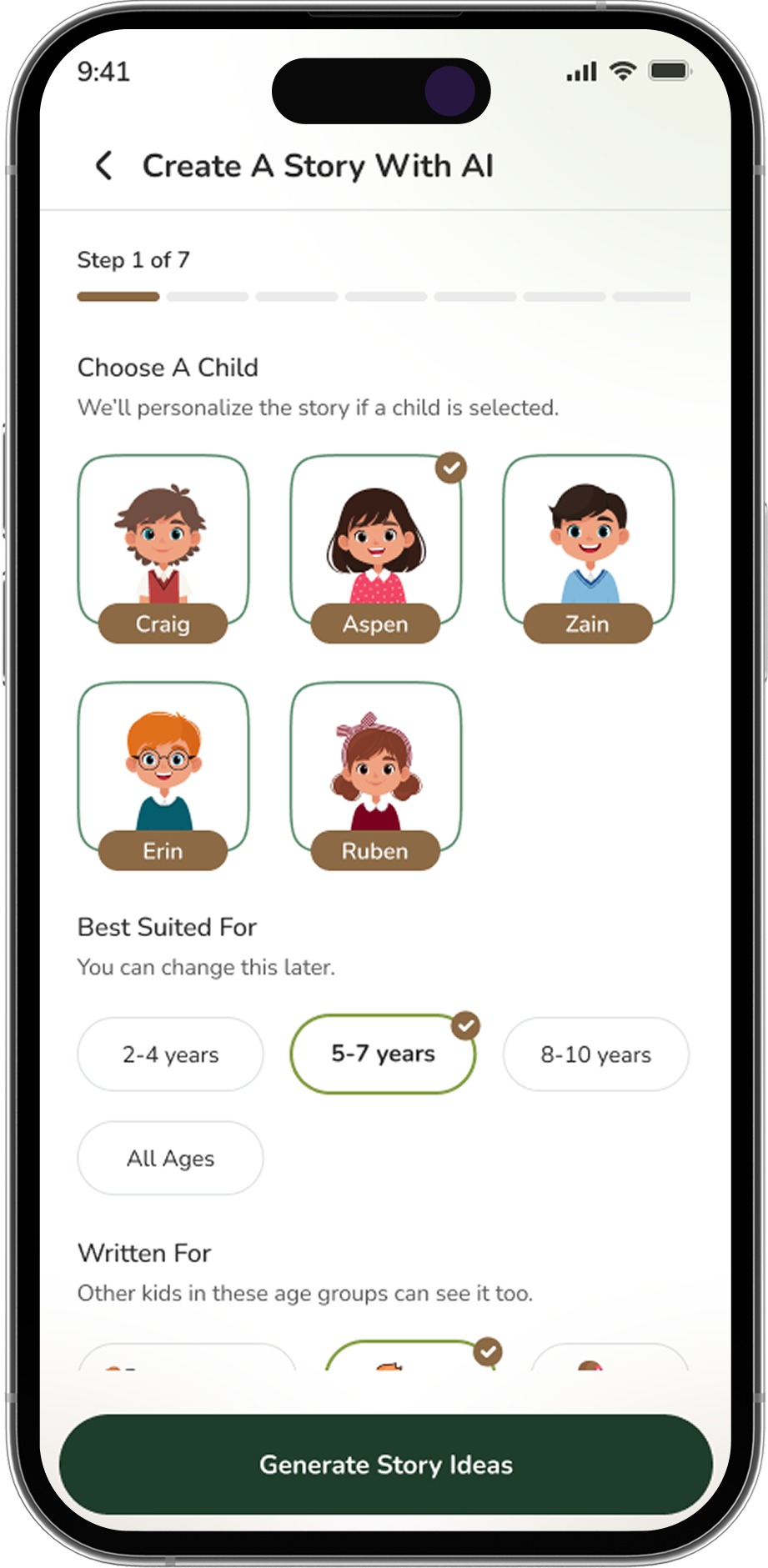 AI-Generated Stories Phone1